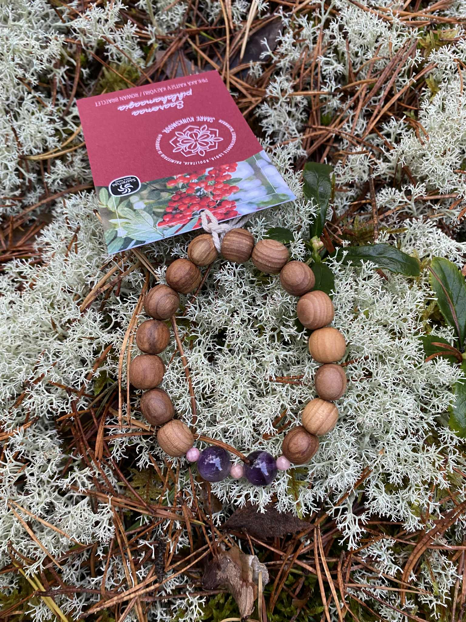 Pihlaka käevõru ametüst ja rodoniit - Image 2